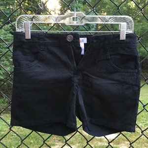 Black 'Circo' Girl's Twill Shorts